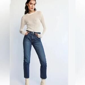 Free‎ People X Daily Blue "MOOD" BRO Jeans Size:24 RET:$298 NWT